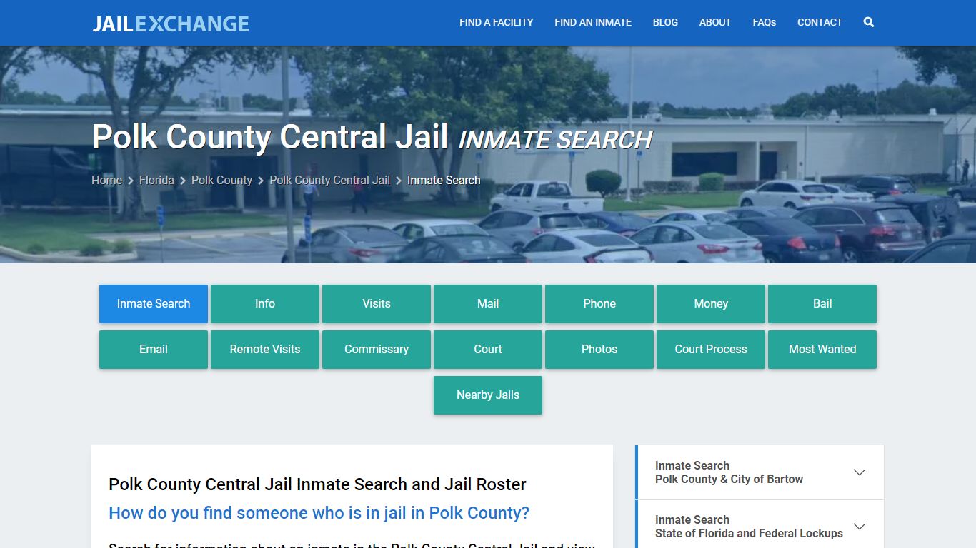 Inmate Search: Roster & Mugshots - Polk County Central Jail, FL